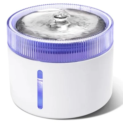 Afbeelding van Nobleza Drinkfontein Kat Kattenfontein Drinkbak Waterdispenser 2L wit