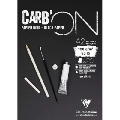 Image de CLAIRFTN CARBON BLOC A4 20F 120G