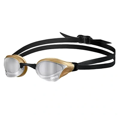 Afbeelding van Arena Cobra Core Swipe Mirror Zwembril Goud / Zilver Maat: UNI
