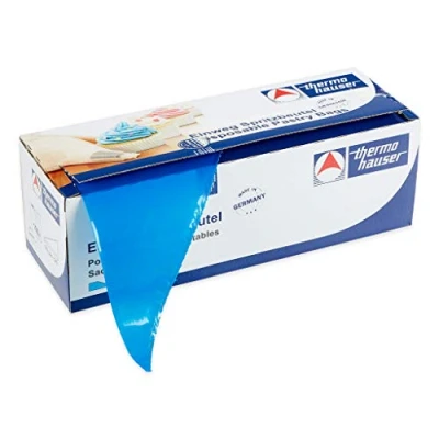 Afbeelding van thermohauser 100 wegwerpspuitzakken (PE kunststof), maximale hechting, blauw, 53 x 27,5 0,0075 cm