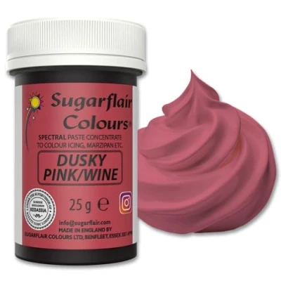 Afbeelding van Sugarflair Spectral Concentrated Paste Colours Voedingskleurstof Pasta Oudroze 25g