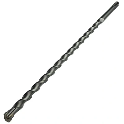 Afbeelding van AERZETIX boor voor beton SDS PLUS beton/baksteen/steen elektrische boormachine Ø 12 mm 350 cilinderschacht staal metaal zilverkleurig C49359