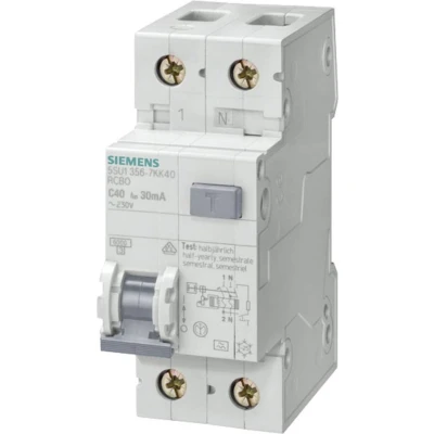 Afbeelding van Siemens 5SU1356 6KK20 Aardlekschakelaar 2 polig 20 A 0.03 230 V