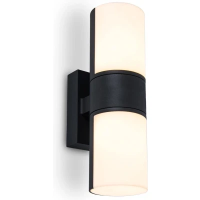 Afbeelding van Lutec CYRA 5198101012 LED buitenlamp (wand) 15 W Mat zwart
