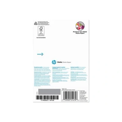 Image de Papier photo HP mat, 180 g/m2, 10 x 15 cm (101 152 mm), 25 feuilles