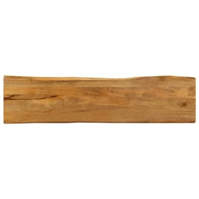 Afbeelding van vidaXL Tafelblad met natuurlijke rand 160x40x3,8 cm massief mangohout