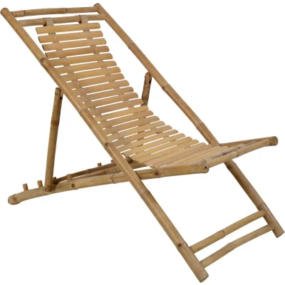 Afbeelding van Strandstoel bamboe