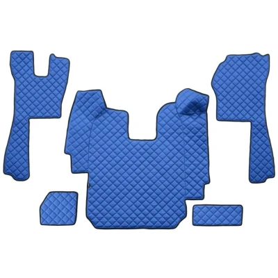 Afbeelding van F CORE FL03 BLUE Vloermatset Kunstleer Voor 5 Blauw