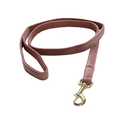 Afbeelding van Kentucky Hondenriem Velvet Oud Roze 1,2m S