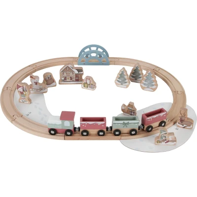 Afbeelding van Little Dutch Kerst Treinbaan