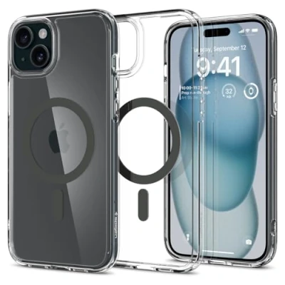 Image de Spigen Ultra Hybrid TPU Magfit Back Cover Noir Apple iPhone 15
