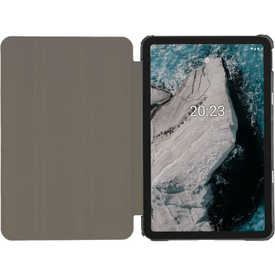 Afbeelding van iMoshion Tablet Hoes Geschikt voor Nokia T20 Trifold Bookcase Zwart