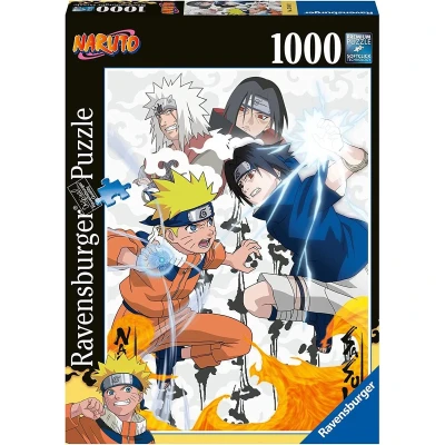 Afbeelding van Ravensburger puzzel Naruto vs. Sasuke Legpuzzel 1000 stukjes