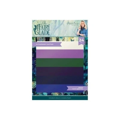 Afbeelding van Sara Signature Fairy Glade Luxury Pearl Cardstock A4