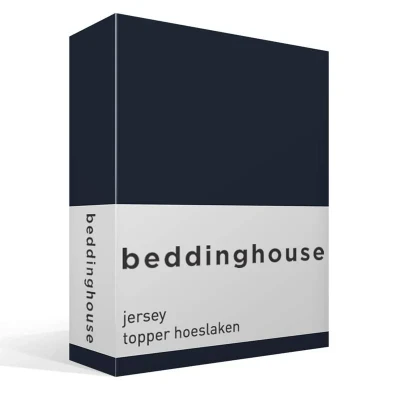 Afbeelding van Beddinghouse Topper Hoeslaken Jersey Marine Blue 140 x 200/220