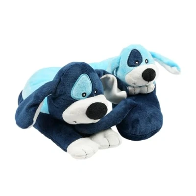 Afbeelding van Cabeau Evolution Kid&#039;s Reiskussen met kinriem en innovatieve ondersteuning voor kinderen, superzacht grappig design comfortabele reizen (puppies)