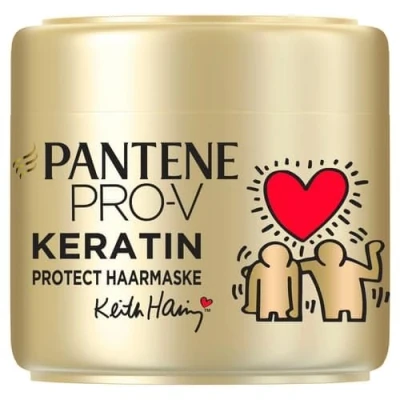 Afbeelding van Pantene Pro V Repair &amp; Care Keratine Protect Haarmasker 300 ml voor droog en beschadigd haar, helpt schade gedurende 6 maanden in slechts 1 toepassing te herstellen, met Active formule