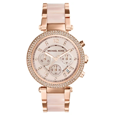 Afbeelding van Michael Kors Dammes Accessoires Horloges Analoog Roségoud One Size
