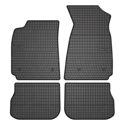 Afbeelding van FROGUM 0721 Vloermatset Rubber voor en achter 4 Zwart Op maat gemaakt AUDI: A4 B5 Saloon
