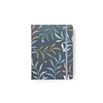 Afbeelding van Filofax Notebook A5 &quot;Botanical Blue&quot;, kartonnen kaft