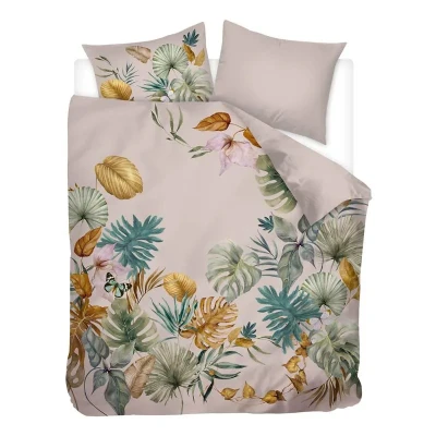 Afbeelding van Snoozing Maeven dekbedovertrek 2 persoons (200x200/220 cm + slopen) Zand