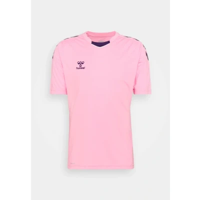 Afbeelding van Hummel Hmlcore XK POLY S/S Tshirt print, Heren, Maat: XXL, Candy