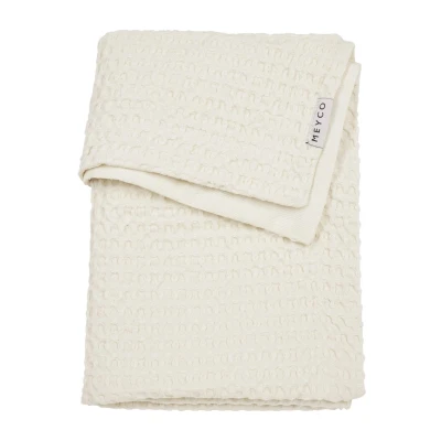 Afbeelding van Meyco Deken Wieg Wafel Cotton Nature