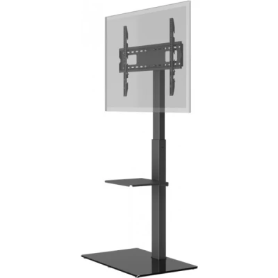 Afbeelding van Goobay TV vloerstandaard Basic (maat L) beugel voor televisies en monitoren tussen 37 70 inch (94 178 cm) tot 40 kg, draaibaar