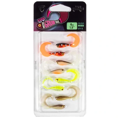 Afbeelding van Fox Rage UV Micro Grub Colour Mixed (8 pcs) 4cm