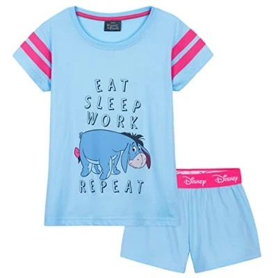 Afbeelding van Disney Stitch Pyjama voor meisjes, pyjamaset, shorts, pyjama, tieners, cadeau jongeren, 4 14 jaar, Stitch, Iejoor