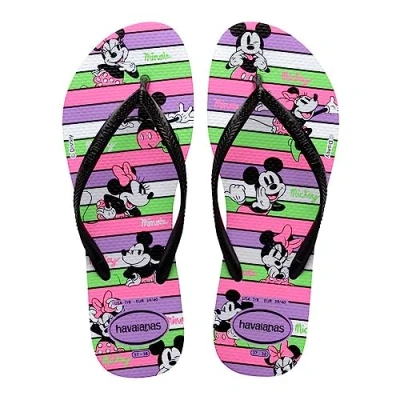 Afbeelding van Havaianas Slim Disney teenslippers voor dames, Prisma Paars