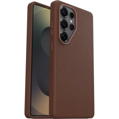 Afbeelding van OtterBox Hoesje Geschikt voor Samsung Galaxy S25 Ultra Symmetry Cactus Leather Case bruin