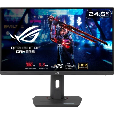 Afbeelding van Asus ROG Strix XG259QNS Gaming monitor Energielabel E (A G) 62.2 cm (24.5 inch) 1920 x 1080 Pixel 16:9 1 ms DisplayPort, HDMI, Hoofdtelefoon (3.5 mm
