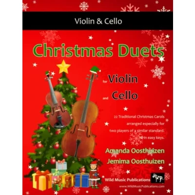 Afbeelding van Christmas Duets for Violin and Cello: 22 Traditional Carols Arranged Especially Two Equal Players. All in Easy Keys.