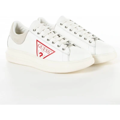 Afbeelding van Guess VIBO Sneakers laag, Heren, Maat: 45, White Leer en imitatieleer