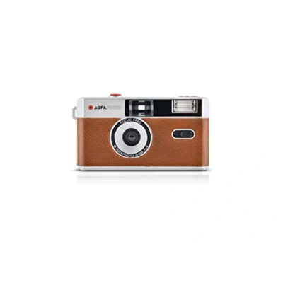 Image de Appareil photo argentique compact AgfaPhoto 35mm Réutilisable Silver/Marron