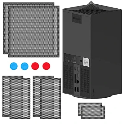 Afbeelding van Shunwige Stoffilter voor Xbox Series X, stofdichte koffer/ventilatieafdekking X console (2 sets) Plus: met 4 handgrepen