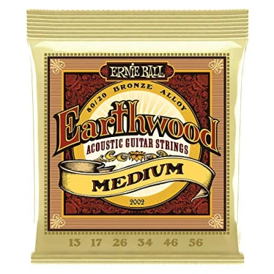 Afbeelding van Ernie Ball EB2002 13 56 Earthwood 80/20 Bronze Medium Akoestische gitaarsnaren