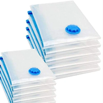 Afbeelding van logei vacuümzak kledingzak ruimtebesparende voor bedden en kleding (6 stuks 60x80 cm)