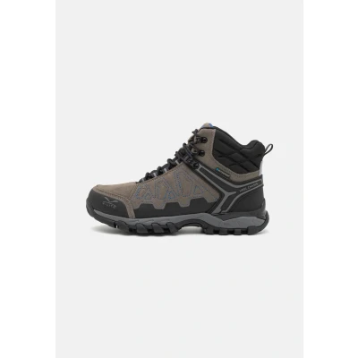 Afbeelding van HI TEC Vlite Explorer WP Outdoorschoenen, Heren, Maat: 46, Charcoal grey/dark blue Leer en textiel
