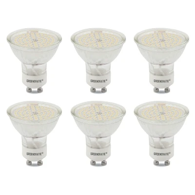 Afbeelding van GU10 LED Spot SMD 5W Warm Wit Dimbaar 6 Pack