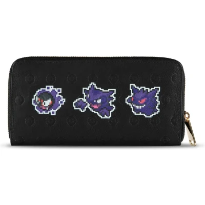 Afbeelding van Pokémon Ghost Dames portemonnee Zwart