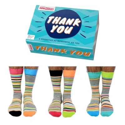 Afbeelding van United Oddsocks Doos van 6 herensokken maat 39 46, Meerkleurig