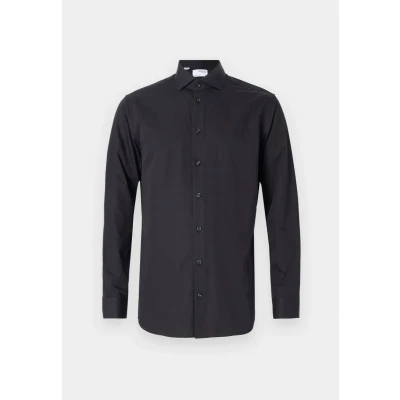Afbeelding van Selected Homme Slhslimethan CUT AWAY Zakelijk overhemd, Heren, Maat: Small, Black