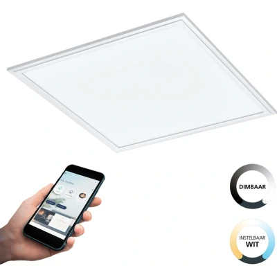 Afbeelding van EGLO connect.z Salobrena Z Smart Plafondlamp 45 cm wit Instelbaar licht Dimbaar Zigbee