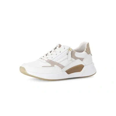 Afbeelding van Gabor Rollingsoft Sneakers wit Leer Dames Maat 38