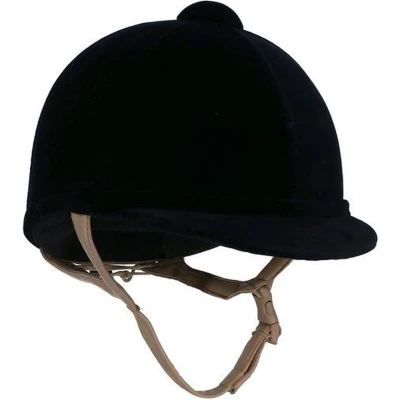 Afbeelding van Charles Owen Cap Hampton Black 58cm