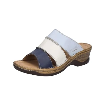 Afbeelding van Josef Seibel Catalonia 86 Muiltjes, Dames, Maat: 39, Ocean multi Leer