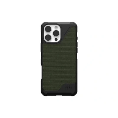 Image de UAG Metropolis LT Series Coque de protection pour téléphone portable compatibilité avec MagSafe polyuréthanne thermoplastique (TPU), DuPont kevlar olive Apple iPhone 16 Pro Max