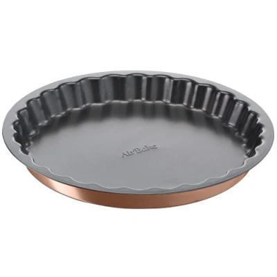 Afbeelding van Tefal J2558314 Airbake taartvorm, 27 cm, anti aanbaklaag, koolstofstaal, bruin